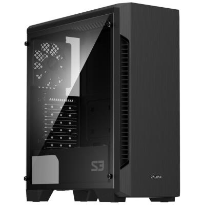 Zalman skříň S3 / Middle tower / ATX / USB 3.0 / USB 2.0 / průhledná bočnice
