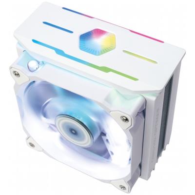 Zalman chladič CPU CNPS10X OPTIMA II / 120mm RGB ventilátor / heatpipe / PWM / výška 160mm / pro AMD i Intel / bílý