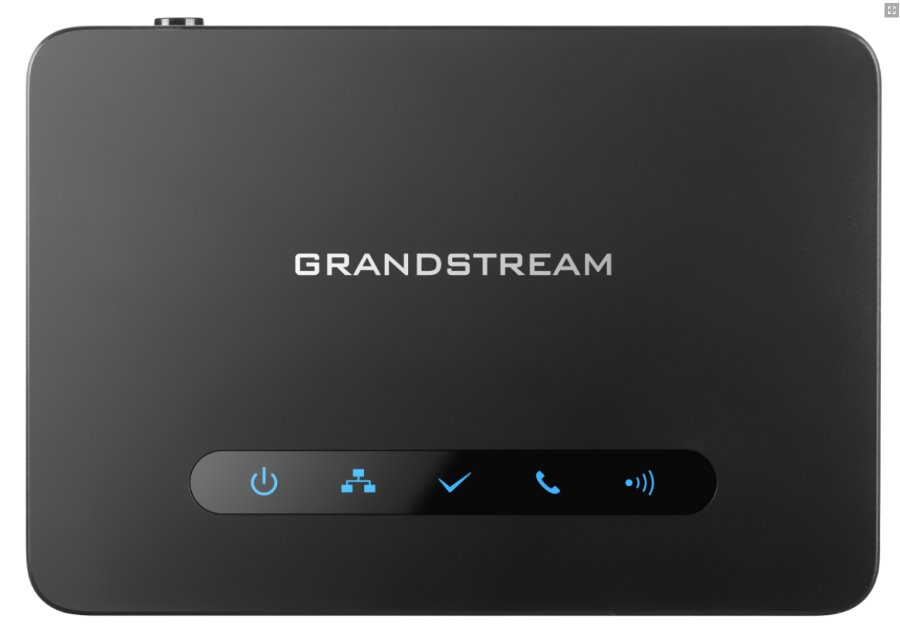 Grandstream DP750, IP DECT základnová stanice, max. 5ruček, HD voice, 10 SIP účtů, 5souběž. hovorů