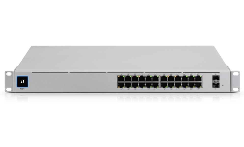 Ubiquiti UniFi Switch Pro 24 PoE - 24x GbE, 2x SFP+, 16x PoE+, 8x PoE++ (PoE budget 400W)