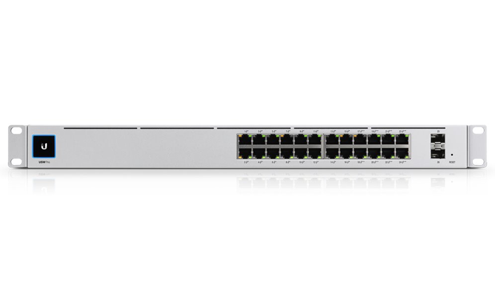Ubiquiti UniFi Switch Pro 24 PoE - 24x GbE, 2x SFP+, 16x PoE+, 8x PoE++ (PoE budget 400W)