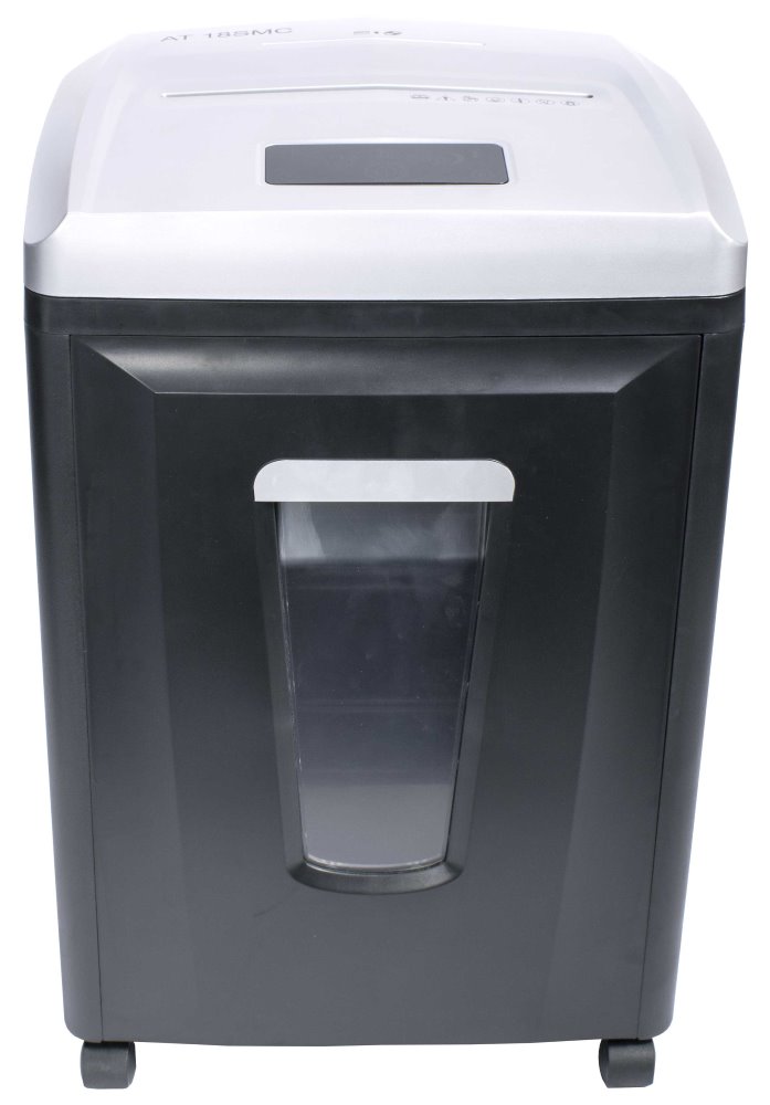 AT skartovač AT-18S-MC/ řez 1x6 mm/ pracovní šíře 230 mm/ kapacita 6 listů/ objem koše 22 l/ stupeň utajení P7/ šedý