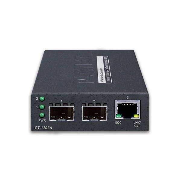 Planet GT-1205A konvertor 1x 10/100/1000Base-T / 2x SFP