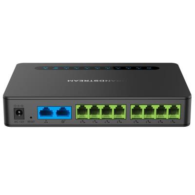 Grandstream HT818 analogový převodník 8x FXS, 2 SIP účty, 2x Gbit LAN, NAT router, 3-cestná konf., auto-provisio.