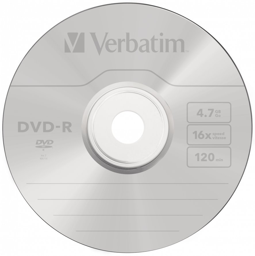 VERBATIM DVD-R 4,7GB/ 16x/ 25pack/ spindle