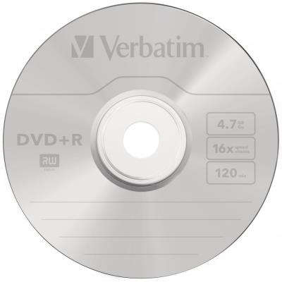 VERBATIM DVD+R 4,7GB/ 16x/ 10pack/ spindle