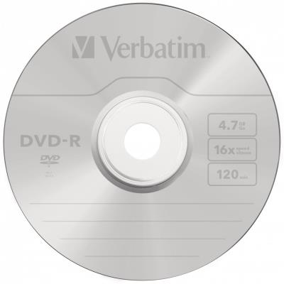 VERBATIM DVD-R 4,7GB/ 16x/ 25pack/ spindle