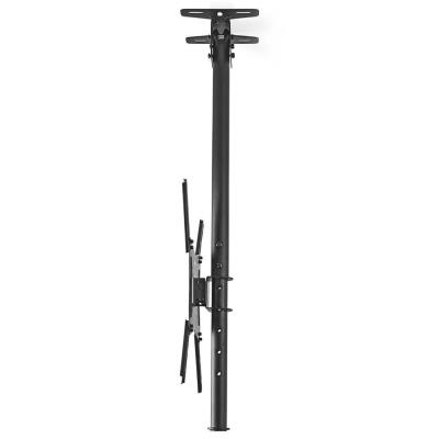NEDIS stropní držák pro LCD a TV/ 26 - 42"/ nosnost 20 kg/ náklon 25°/ úhel otáčení 90°/ nastavitelná výšká/ ocel/ černý