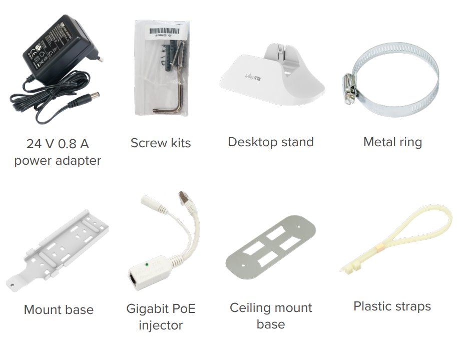 MikroTik RouterBOARD wAP ac LTE6 kit, 4x 716MHz CPU, 128MB RAM, 2x Gbit LAN, 2.4+5GHz Wi-Fi, 2x2 MIMO, 2,5dBi anténa, L4