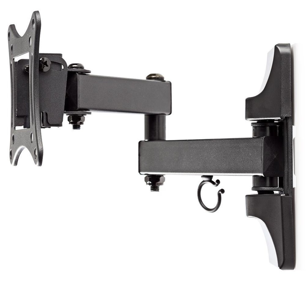 NEDIS nástěnný držák pro LCD a TV/ 13 - 27 "/ nosnost 15 kg/ náklon ± 20°/ otáčení 180°/ kloubový (3 klouby)