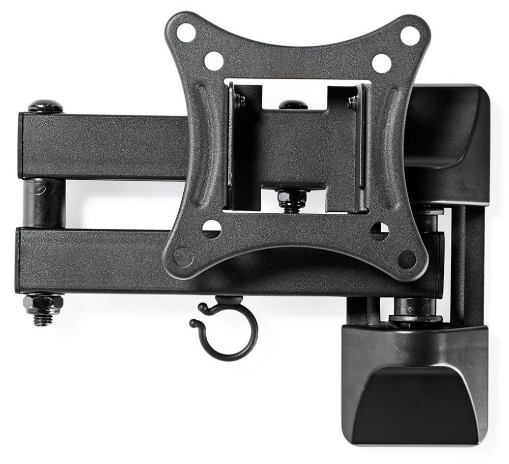 NEDIS nástěnný držák pro LCD a TV/ 13 - 27 "/ nosnost 15 kg/ náklon ± 20°/ otáčení 180°/ kloubový (3 klouby)