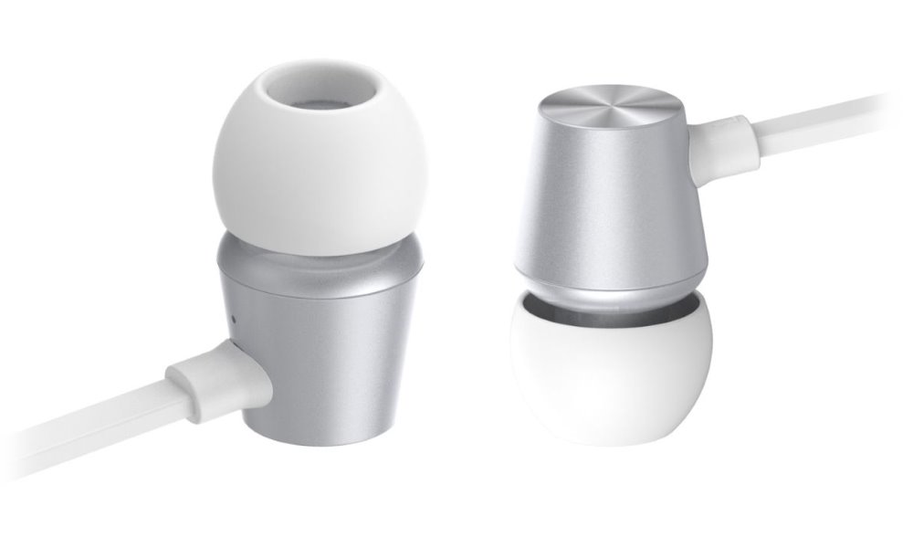 Swissten Sluchátka Earbuds Dynamic Ys500 Stříbrno/Bílé