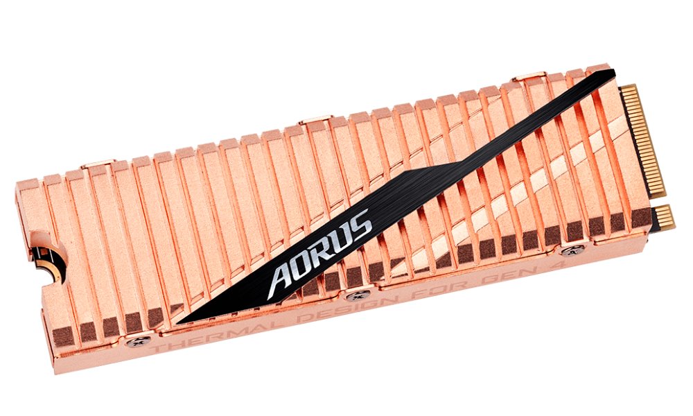 GIGABYTE AORUS NVMe Gen 4 SSD 500GB / Interní / PCIe Gen4x4 M.2 2280 / 3D TLC