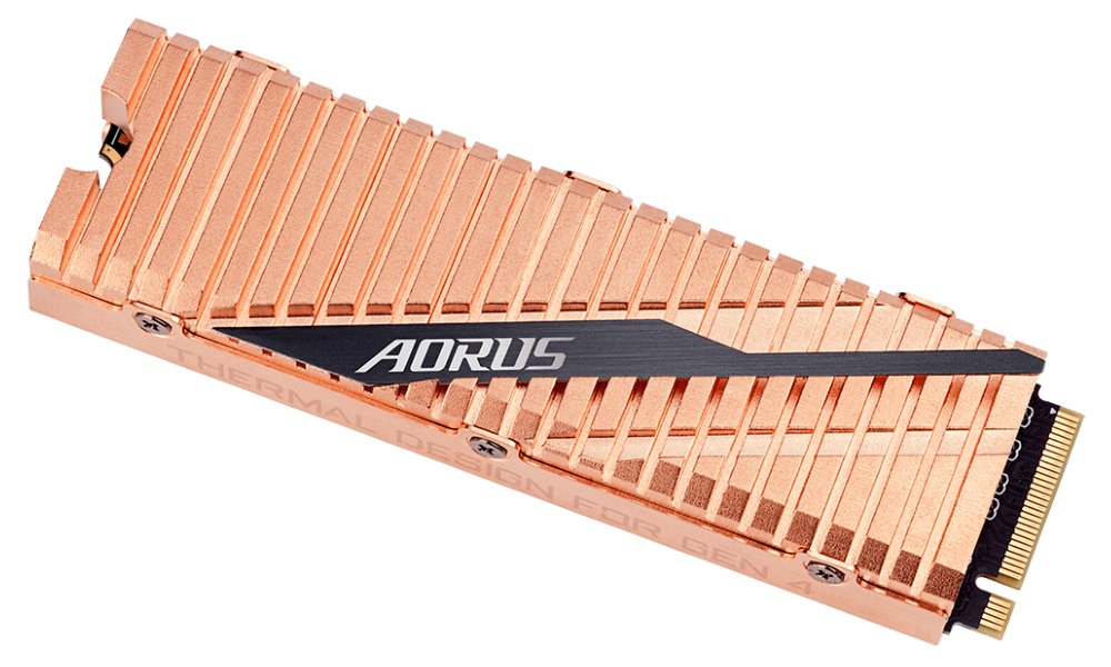 GIGABYTE AORUS NVMe Gen 4 SSD 500GB / Interní / PCIe Gen4x4 M.2 2280 / 3D TLC