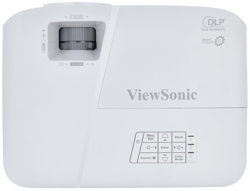 ViewSonic PA503S/ SVGA/ DLP projektor/ 3600 ANSI/ 22000:1/ Repro/ HDMI/ 3x VGA