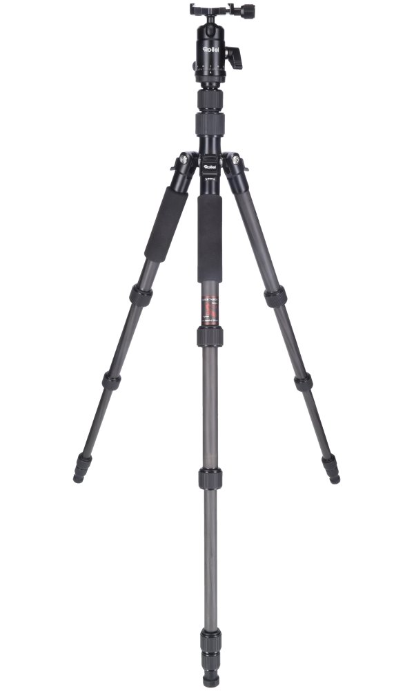 Rollei Stativ Compact Traveler No 1 Carbon/ Zátěž 8kg/ Vytažený 142 cm/ Karbon/ Černý