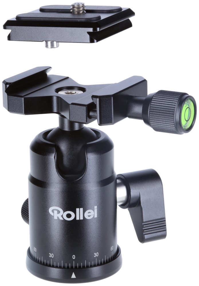 Rollei Stativ Compact Traveler No 1 Carbon/ Zátěž 8kg/ Vytažený 142 cm/ Karbon/ Černý