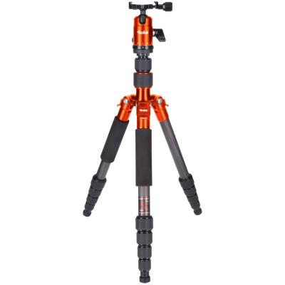 Rollei Stativ Compact Traveler No 1 Carbon/ Zátěž 8kg/ Vytažený 142 cm/ Karbon/ Oranžový