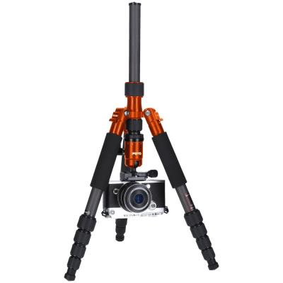 Rollei Stativ Compact Traveler No 1 Carbon/ Zátěž 8kg/ Vytažený 142 cm/ Karbon/ Oranžový