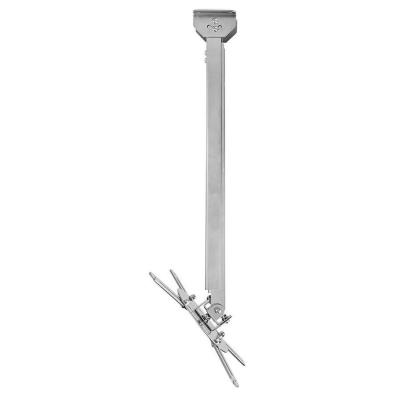 NEDIS stropní držák pro projektor/ Full motion/ nosnost 10 kg/ otáčení 360°/ 4 ramena/ ocel/ šedý