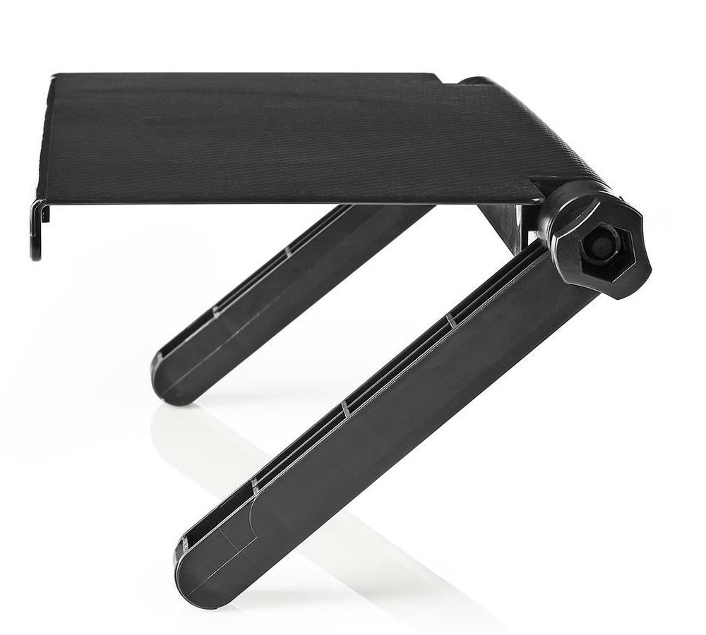 NEDIS ergonomická police nad obrazovku/ multifunkční/ černá