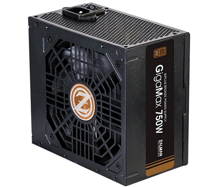 Zalman zdroj ZM750-GVII GigaMax 750W/ ATX / akt. PFC / 120mm ventilátor / 80PLUS Bronze