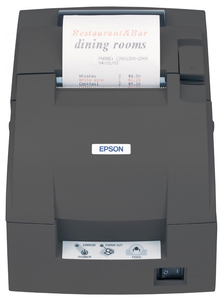 EPSON TM-U220B-057/ Pokladní tiskárna/Seriová/ Černá/ Včetně zdroje