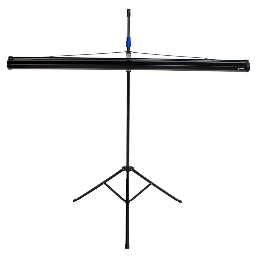 AROZZI Green Screen/ zelené plátno pro fotografy a streamery/ mobilní trojnožka 90" (228 cm)/ 157 x 157 cm/ case černý