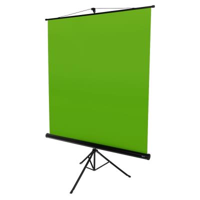 AROZZI Green Screen/ zelené plátno pro fotografy a streamery/ mobilní trojnožka 90" (228 cm)/ 157 x 157 cm/ case černý