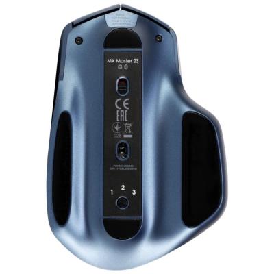 Logitech myš MX Master 2S / Bezdrátová/ Laser/ 4000dpi/ Bluetooth/ Midnight Teal