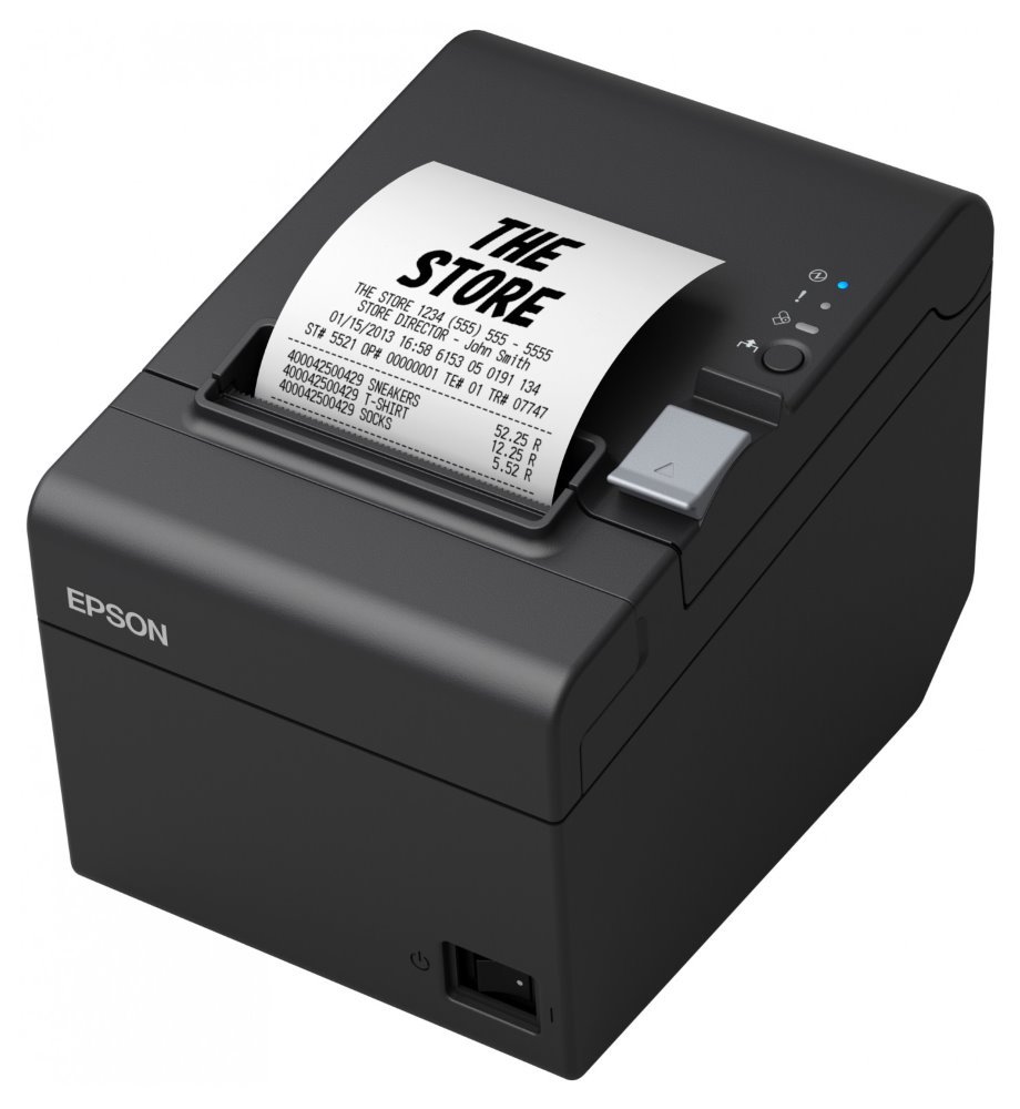EPSON TM-T20 III/ Pokladní tiskárna/USB/ Seriova/ Černá/ Řezačka/ Včetně zdroje