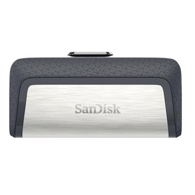 SanDisk Ultra Dual USB-C Drive 256GB / USB 3.0 Typ-C /  USB 3.0 Typ-A / stříbrný