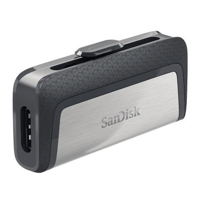 SanDisk Ultra Dual USB-C Drive 32GB / USB 3.0 Typ-C /  USB 3.0 Typ-A / stříbrný