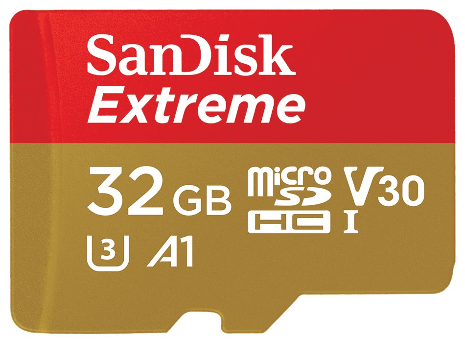 SanDisk Extreme 32GB microSDHC / CL10 / A1 / UHS-I V30 / 100mb/s / vč. adaptéru