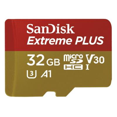 SanDisk Extreme Plus 32GB microSDHC / CL10 / A1 / UHS-I V30 / 95mb/s / vč. apdatéru