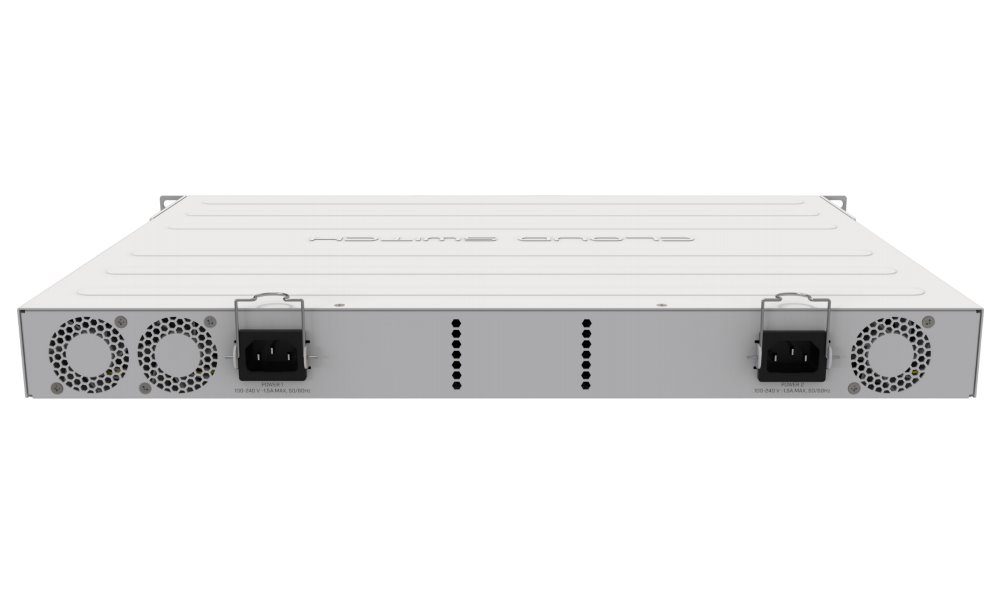 MikroTik CRS354-48G-4S+2Q+RM 650MHz CPU, 64MB, 48x GbE, 4x 10 Gbps SFP+, 2x 40 Gbps QSFP+, 2x PSU,1U, L5