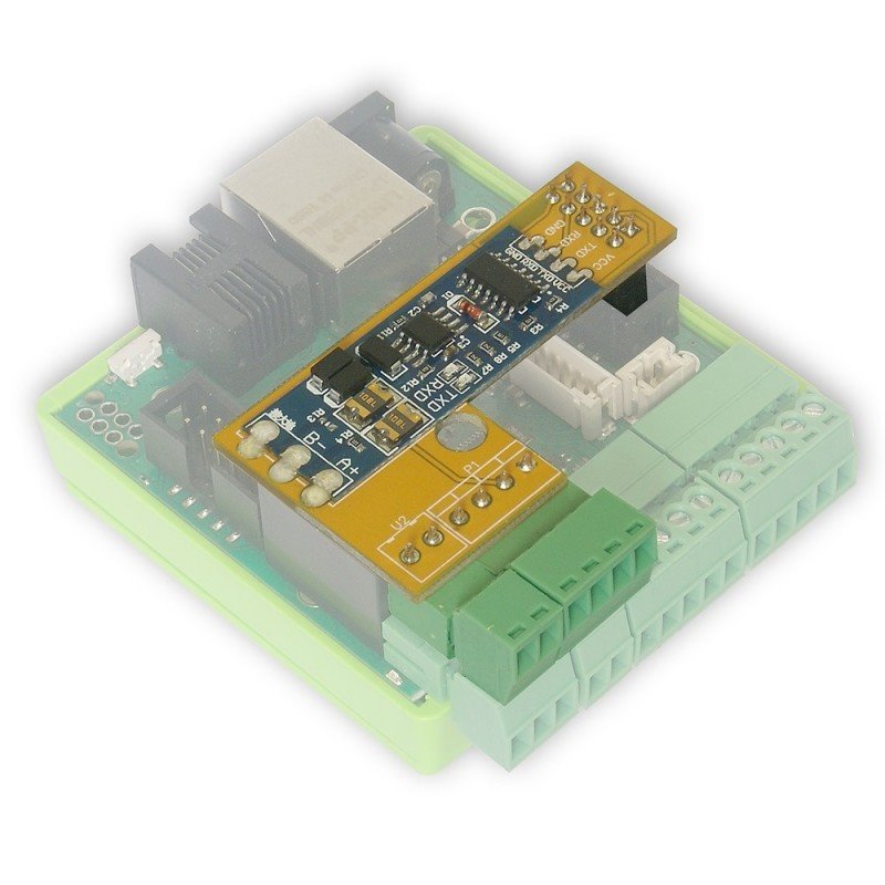 TINYCONTROL převodník MAX485 - RS485/MODBUS pro LAN ovladač v3