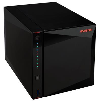 Asustor NAS Nimbustor 4 AS5304T / 4x 2,5"/3,5" SATA III/ Intel Celeron J4105 1.5 GHz/ 4GB/ 2x 2.5 GbE/ 3x USB 3.0/ HDMI