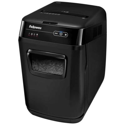 FELLOWES skartovač AutoMax 150 C/ křížový řez 4x38 mm/ objem koše 32 l/ stupeň utajení P-4 (důvěrné)/ černý