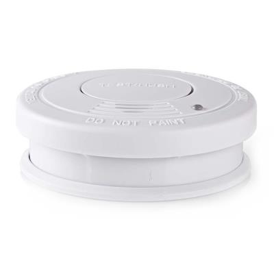 NEDIS detektor kouře/ EN 14604/ hlasitost 85 dB/ 1x 9V/6F22/ výdrž snímače 10 let/ bílý