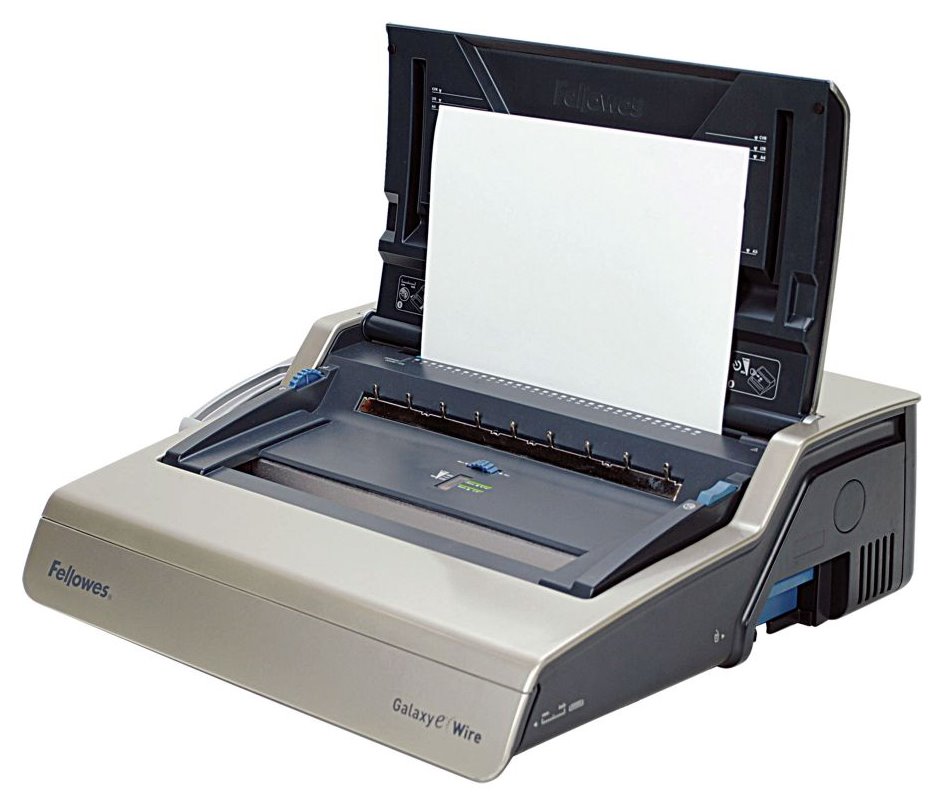 FELLOWES vazač GALAXY - E Wire/ pracovní šířka 300 mm/ rozteč ok 3/1"/ děrovací kapacita 20 listů/ A4/ rozměr děr 4×3 mm