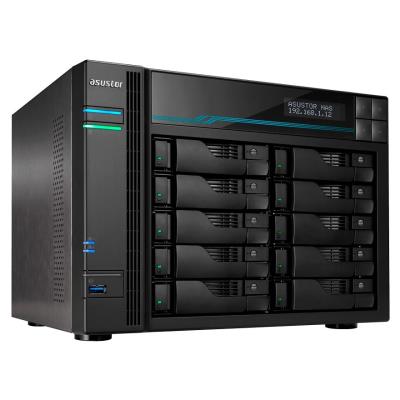 Asustor NAS AS6510T / 10x 2,5"/3,5" SATA III, 2x M.2/ Intel ATOM C3538 2.1 GHz/ 8GB/ 2x 10 GbE + 2x 2.5 GbE/ 2x USB 3.2