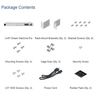 Ubiquiti UniFi Dream Machine Pro - Router, Full UniFi OS, IPS/IDS, 9x GbE, 2x SFP+