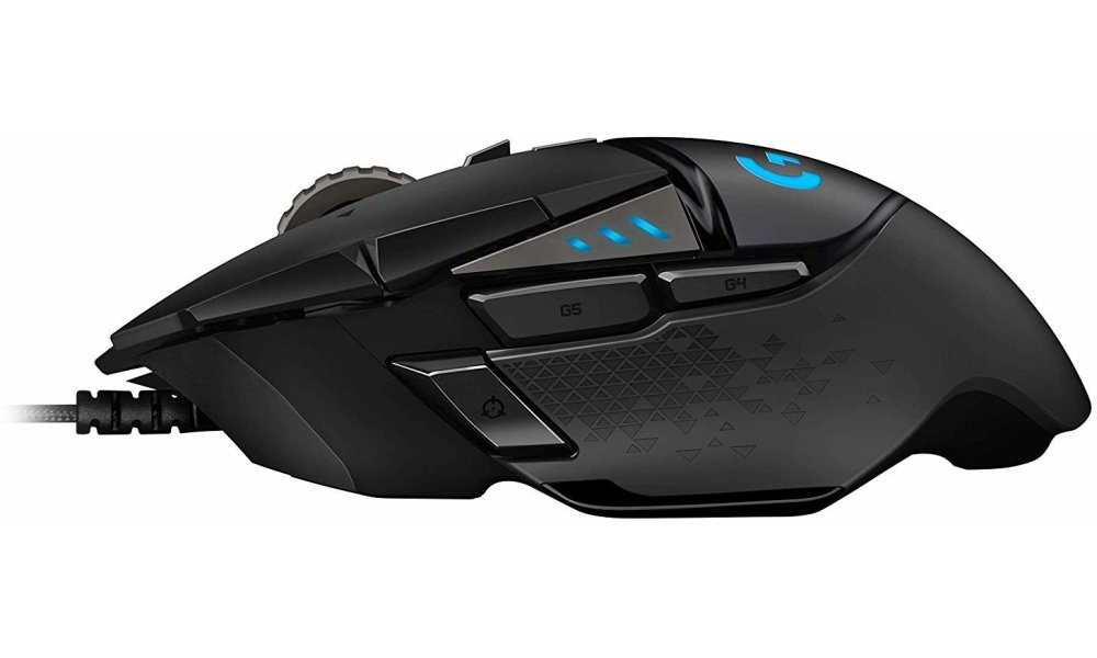 Logitech myš Gaming G502 High Performance / optická / 11 tlačítek / 16000dpi - černá
