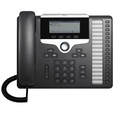 Cisco CP-7861-K9= VoIP telefon, 2x LAN, 1x AUX, s displejem