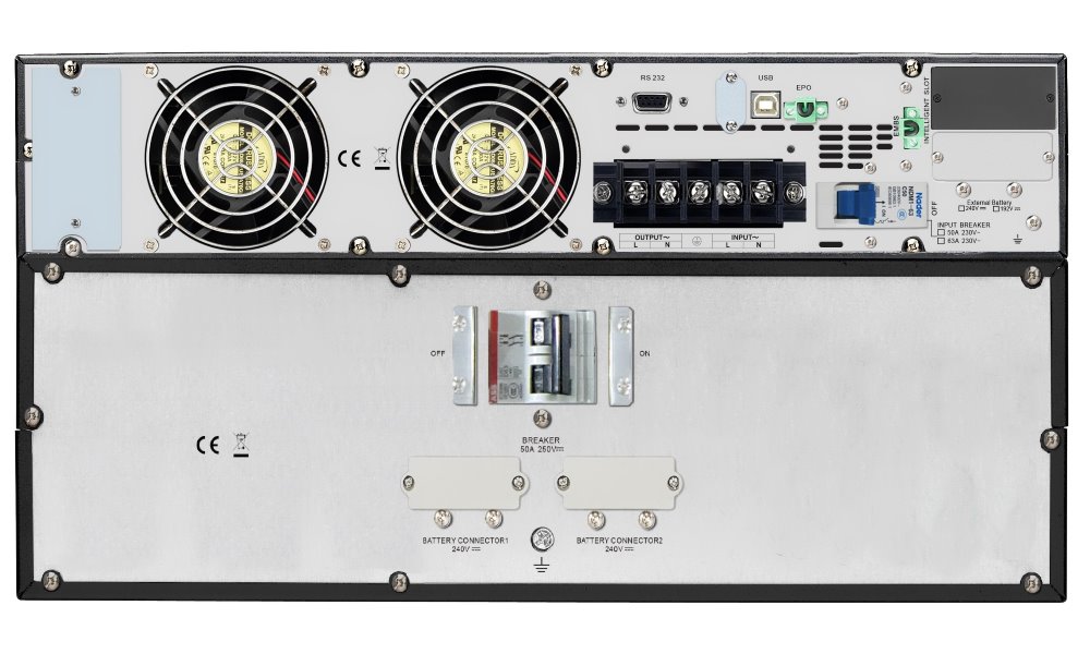 APC Easy UPS SRV 10000VA (10000W)/ 5U/ RACK MOUNT/ ONLINE/ 230V/ LCD/ with External Battery Pack