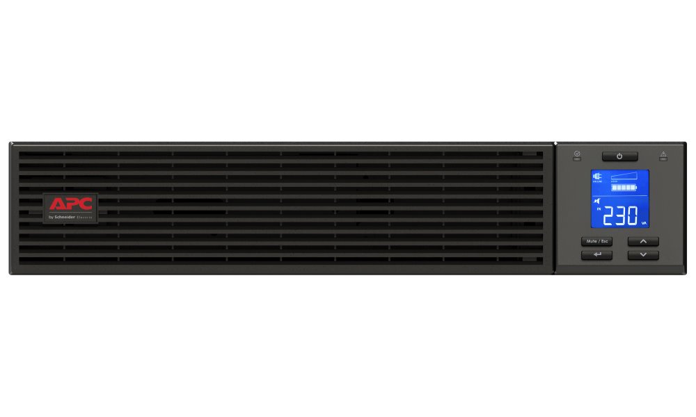 APC Easy UPS SRV 1000VA (800W)/ 2U/ RACK MOUNT/ ONLINE/ 230V/ LCD