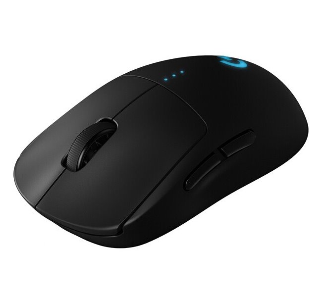 Logitech myš Gaming G PRO/ Bezdrátová/ Optická/ 25600dpi/ USB přijímač/ černá