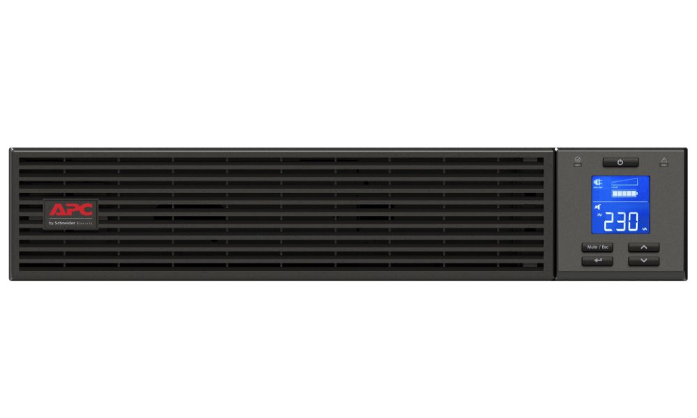 APC Easy UPS SRV 6000VA (6000W)/ 2U/ RACK MOUNT/ ONLINE/ 230V/ LCD/ bez baterií