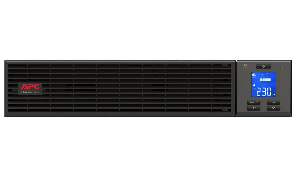 APC Easy UPS SRV 2000VA (1600W)/ 2U/ RACK MOUNT/ ONLINE/ 230V/ LCD
